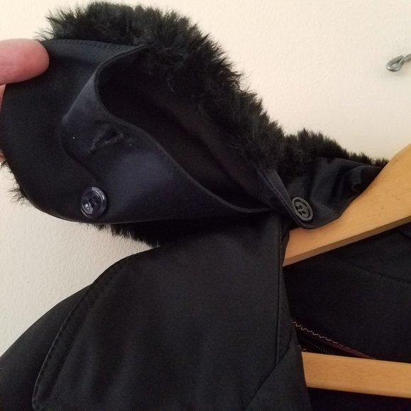 Espace Winter Coat with Removeable Lining and Faux Fur Trim - Picture 9 of 10